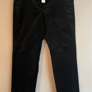 J. Crew Women's Black Straight Leg Pants